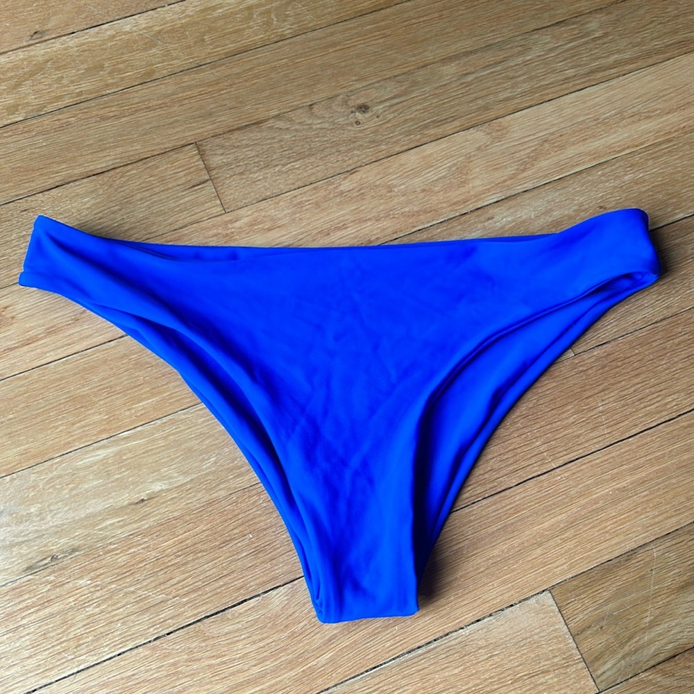 Blue Cheeky Bikini Bottoms